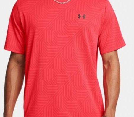 Under Armour Men'S Red Short Sleeve T-Shirt